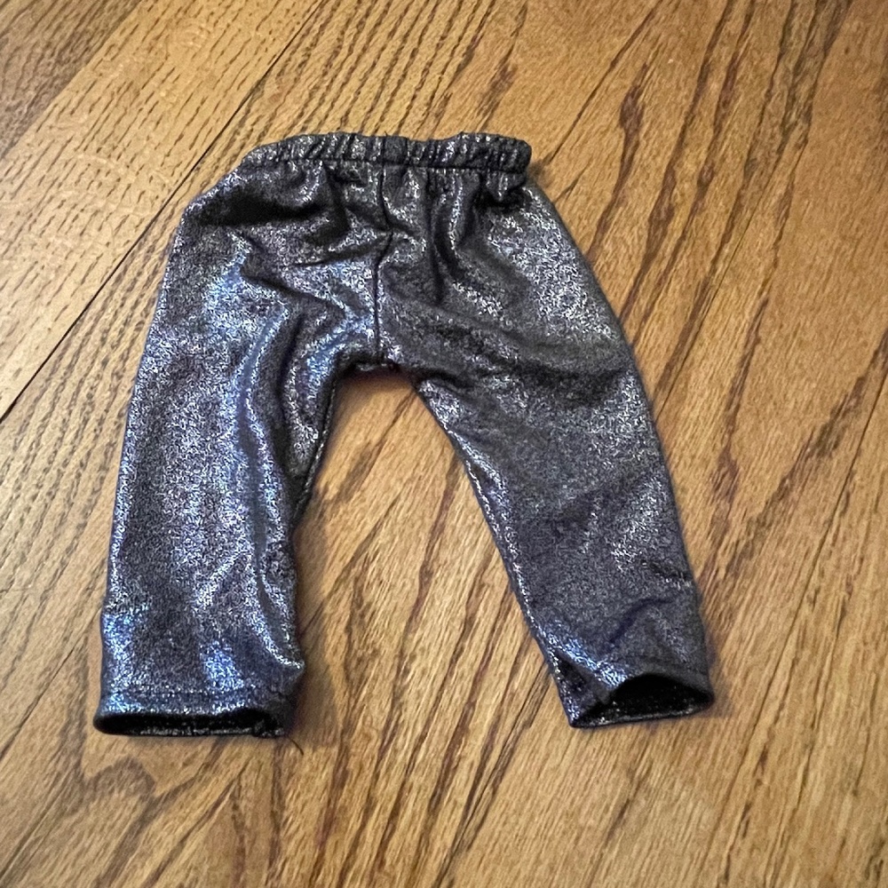 sparkly pull on pants for 18" doll